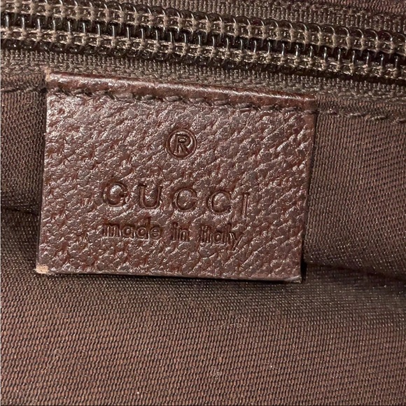 Auth Gucci GG Canvas Sherry Line Beige 146309 One Shoulder Bag W/D NS120781 - Picture 14 of 16